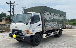 HD800 thùng mui bạt  Xe tải Hyundai 8 tấn thùng 5m1