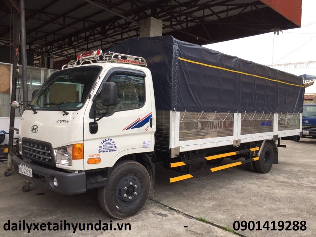 Xe tải thùng TMT Cửu Long 8 tấn 2 cầu động cơ Euro 4 hiệu KC11880T2