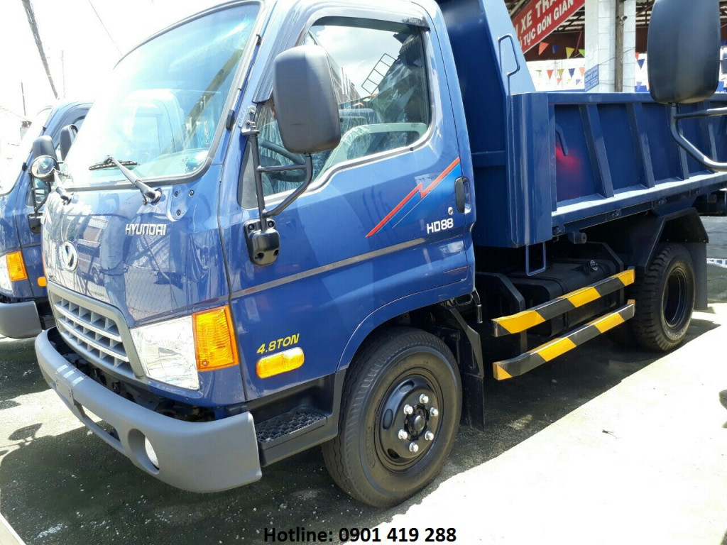 Xe Ben Hyundai HD88 tải 5 Tấn Thùng 4 Khối
