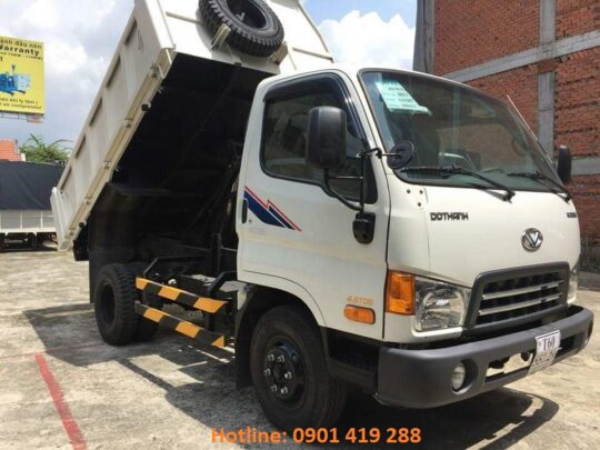 Xe Ben Hyundai HD88 tải 5 Tấn Thùng 4 Khối