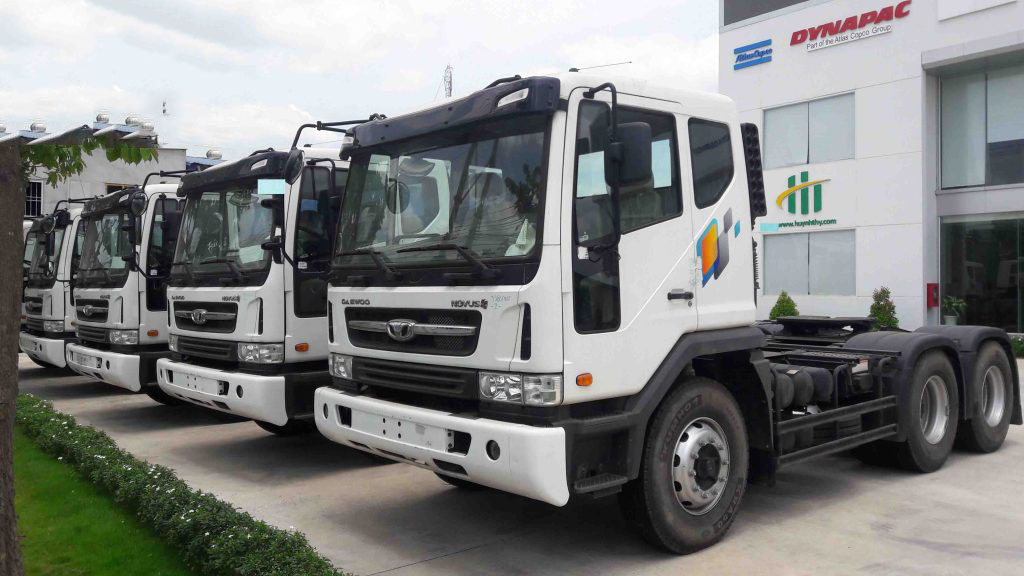 Giá bán xe đầu kéo Daewoo 2 Cầu