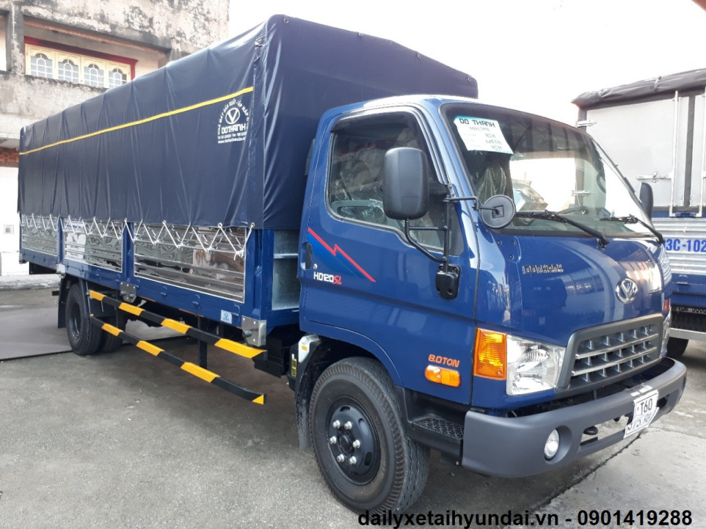 hyundai 8 tấn thùng 6m3