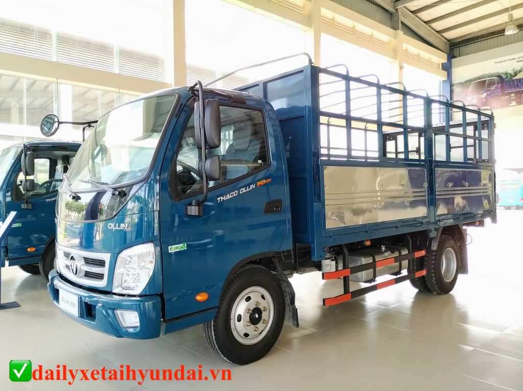 xe-thaco-ollin-3t5-thung-bat-xanh