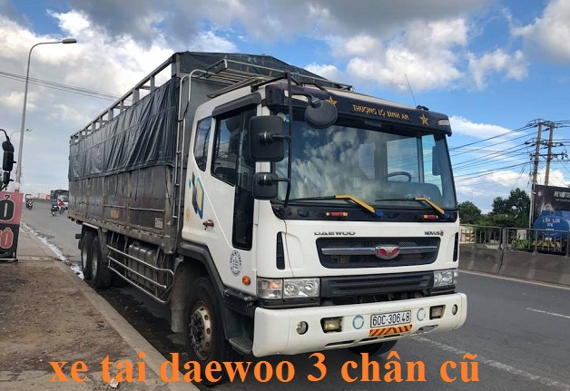 xe tai daewoo 3 chân cũ