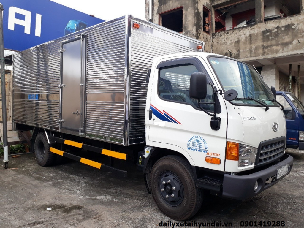 Xe Tải Hyundai 8 Tấn Mighty 2017 Thùng Mui Bạt